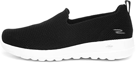 Skechers Damen Go Walk Joy-Sensationeller Tag Sneaker, schwarz/weiß, 38 EU