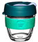 KeepCup Brew, Reusable Coffee Cup - Tempered Glass and Splashproof Sipper Lid, Small 8oz/227ml - Eventide