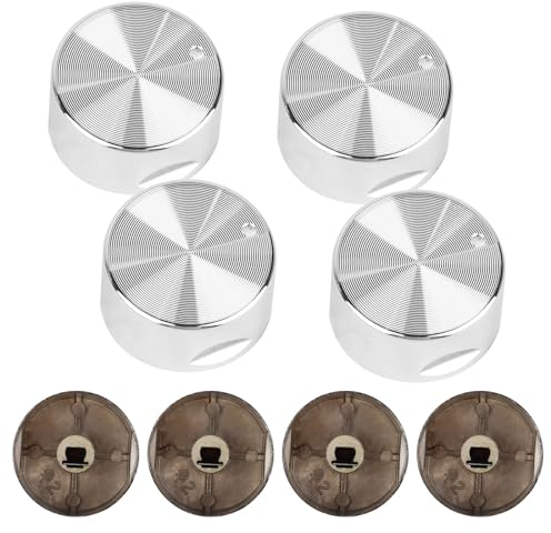 MXTIMWAN Gasherd Drehknöpfe, 8 Stück 6mm Universal Drehknopf Set, Backofen Herdzubehör Knöpfe Schalter für Ofen, Gaskochfeld, Tischgrill