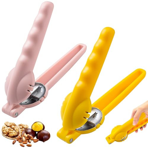 YOUNGSAY Confezione da 2 tagliacastagne, tagliacastagne rapido, Pinza Portatile per Castagne, tagliacastagne per Noci/Castagne/Noci (2 Colori)