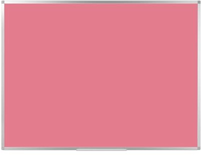 Bi-Office Ayda Magnetisk Fuchsia Whiteboard, 90 x 60 cm, Lackad Stålyta, Aluminiumram