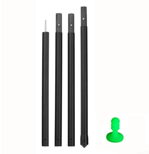 Zilimontt Carbon Fiber Adjustable Tarp Poles .7-2.9m, For Ultra-Stiff Lightweight Canopy Rods with Multi-Section Design for Outdoor Camping, Hiking, and Tent Tarps,(.7m)