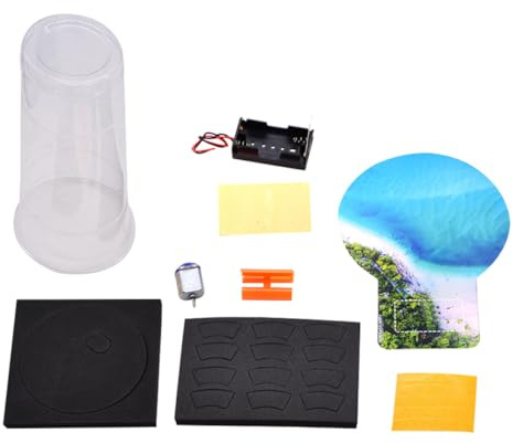 UPKOCH Battery Operated Tornado Maker Educational Science Kit for with Tornado Bottle Connectors DIY Learning for Weather and Physics Education
