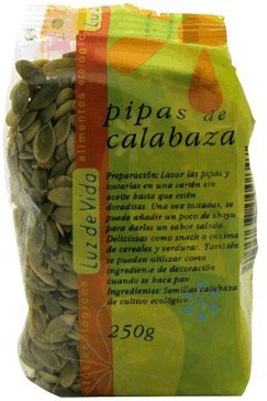 CALABAZA SEMILLAS BIO 250GR