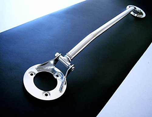 Aluminium Domstrebe poliert verstellbar vorne oben