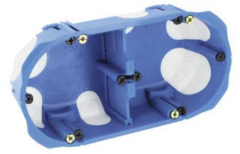 BLM - Boîte d'encastrement - Lot de 5 Boîtiers d'encastrement double NO AIR Ø67x40mm