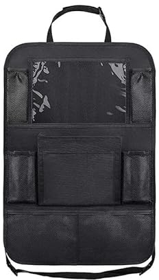 Autositz-Organizer Rückenlehnenschutz Universal-Multi-Tasche 10 Zoll iPad/Tablet-Tasche 600D Oxford Autositzschoner Schutz für die Rückseite des Autositzes für Kinder