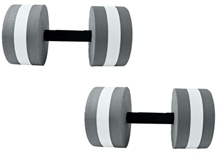 Aqua Hanteln 1 Paar Wasserhantel Aqua-Jogging-Hanteln Unisex Erwachsene Aquahanteln Aquajogging Hanteln Aquafitness-Hanteln (Grau)