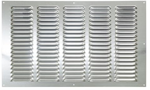 50x35 cm Griglia di ventilazione in metallo zincato con rete antinsetti Griglia di aspirazione Griglia di ventilazione (50x35 cm)