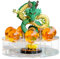 LeCao Shenron Figura Shenlong Estatua Set,3.5cm Bolas de Cristal y el Soporte,Caja de Regalo Regalos de Cumpleaños Decoración del Hogar