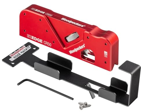 Woodpeckers EZ Edge Corner Plane, 1/4 Radius, V Shaped Sole, Depth Control, USA Made Hand Chamfer Plane, Perfect Chamfers & Radiuses - EZE250-21