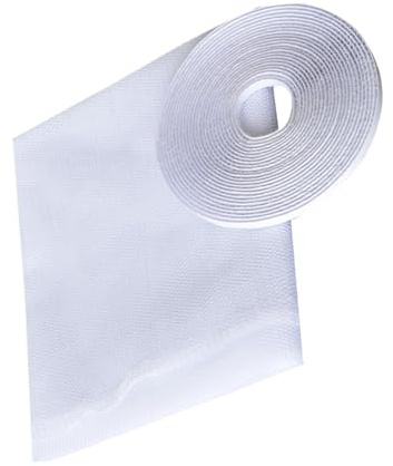 Mosquitera antimoscas para ventanas, mosquiteras para ventanas y puertas, malla fina antiinsectos, redes adhesivas de repuesto para dormitorio, sala de estar, balcón y apartamento