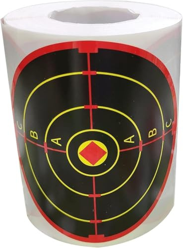 Splatter Target Stickers for Shooting 4 inch Reactive Splatter Paper