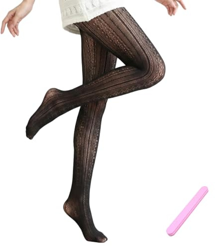 GHKJOK Lace Patterned Tights For Women