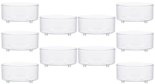 TOYANDONA 10 Pièces Gamelles pour Reptiles pour Eau et Nourriture Bol pour Lézards Serpents Araignées et Autres Petits Reptiles Facile à Nettoyer et Résistant