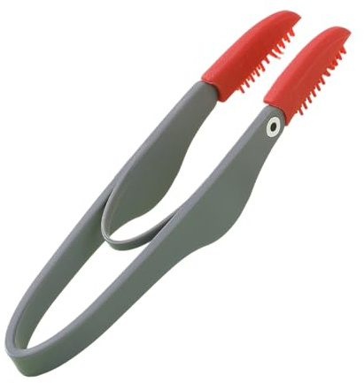 Pettine per macchie di animali domestici, testa in silicone | manico antiscivolo, spazzola flessibile per rimuovere macchie di lacrime, perdite oculari e detriti, accessorio multiuso per