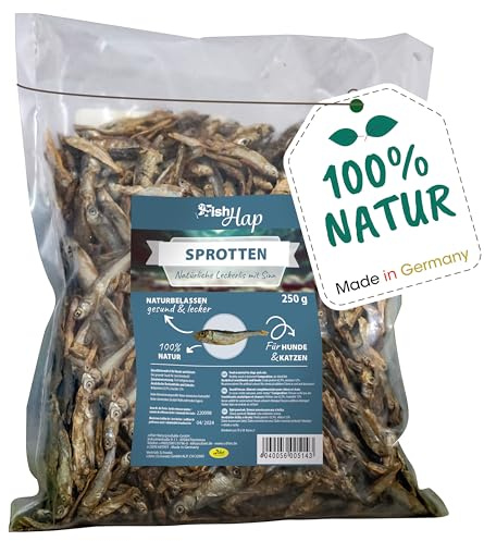 cdVet naturprodukter fisk Snack påse 250 g – hund, katt – foder – belöning – värdefulla omega fettsyror – naturliga – lufttorkade – utan färgämnen + konserveringsmedel –