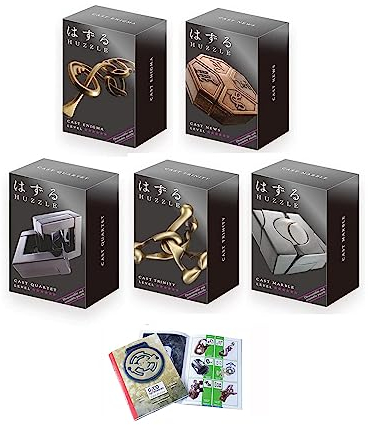 Cast Huzzle Puzzle Mega-Set: Trinity, Marble, Enigma, Quartet, News mit Produktflyer - Mega-Set
