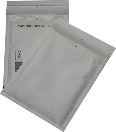 100 St. Luftpolsterversandtaschen Gr. 3 C weiß 170 x 225 mm Briefumschläge DIN A5 B6+