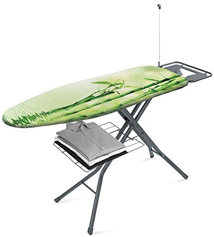 Metaltex ELECTRA PLUS - Tabla de Planchar, Tapizado BAMBU, Superficie de Planchado: 122 x 43 cm