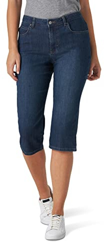 Lee Caprijeans för dam, avslappnad passform, 38