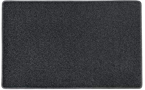 PURE ERA 2x3 Feet Area Rug Carpet Stair Landing Mat Landing Rug Black