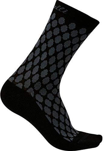 CASTELLI Herren Sfida 13 Socks, BLACK/DARK GRAY, L EU