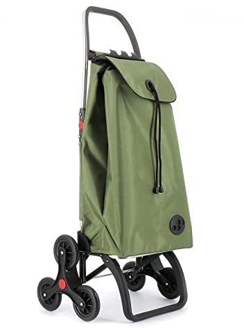 Carro Rolser I-MAX MF 6 Ruedas Sube Escaleras Plegable - Kaki