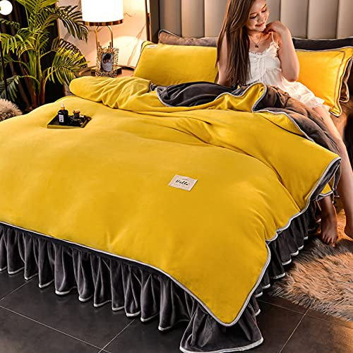 MAHPKYZ BettwäSche 200x220 Baumwolle,Coral Fleece Flanell Decke Haushalt Klimaanlage Steppdecke Sofabezug Weiche Warme FrüHlings- Und Herbstdecke,Muttergeschenke FüR Freunde Und Verwandte