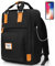 YAMTION Rucksack Laptop Damen Tagesrucksack Herren Unisex für 17 Zoll Laptop,Schulrucksack Jungen Teenager Schultasche Mädchen für Freizeit Schule Arbeit Universität