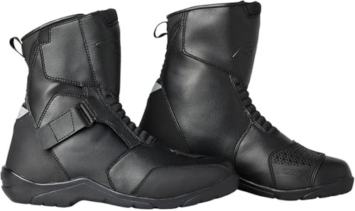 RST mäns Axiom motorcykelstövel, svart, 9 UK, Svart, 41.5 EU