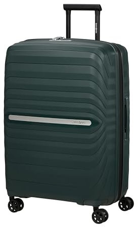 Samsonite Neo Flux - Spinner M, Erweiterbarer Koffer, 68 cm, 86/96 L, Grün (Jungle Green)