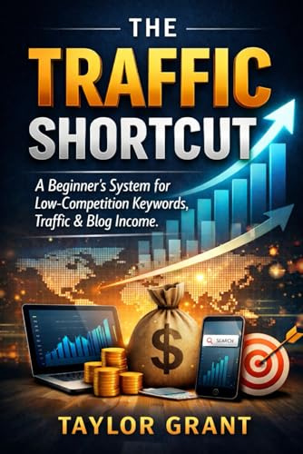 The Traffic Shortcut: A Beginner’s System for Low-Competition Keywords, Traffic & Blog Income