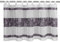 Albani Schlaufenpanneaux, 100% Polyester, 50 x 140 cm (H x B), fertig konfektioniert, 1 Stück, Willkommen Zuhause Joy, Weiß-Lila, 271709