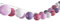 Vicco Lichterkette, Rosa/Grau, 310 cm