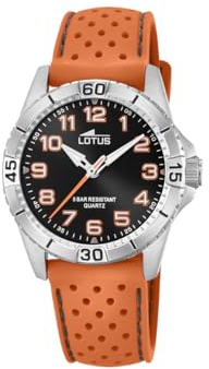 Lotus Kinder Armbanduhr Silikon Orange 34mm