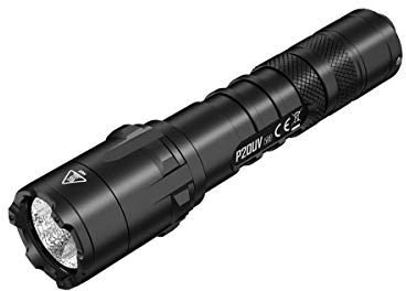 NITECORE Taschenlampe P20UV V2 - Taktische Akku-Taschenlampe mit 1.000 Lumen & UV-Licht - Taktischer und Alltags-Modi verfügbar