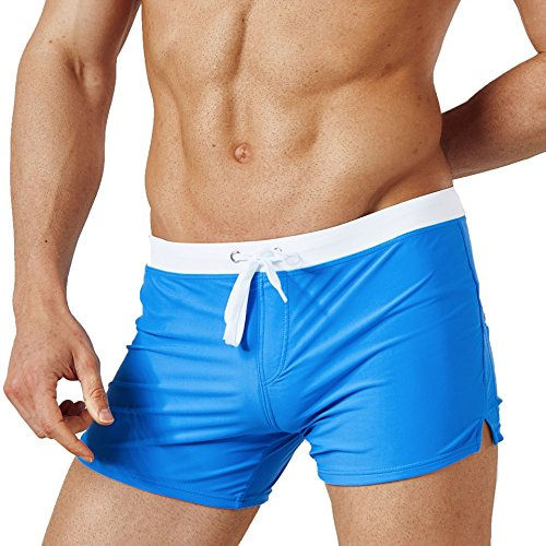 WYRKYP Traje De Baño para Hombre, Bañador Tipo Bóxer Sexy, Bañador para Playa para Adultos