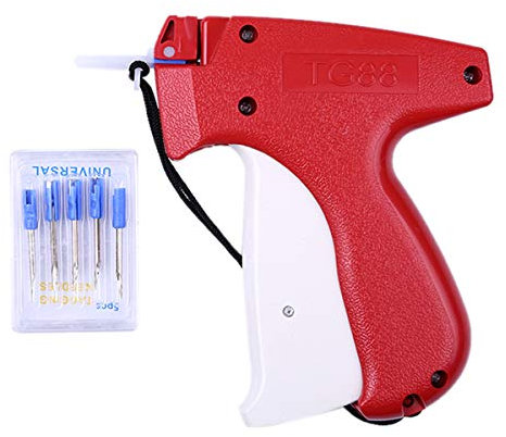 Leyeet Etikettierpistole für Kleidung, 1000 Widerhaken + 5 Nadeln für Standard-Anwendungen