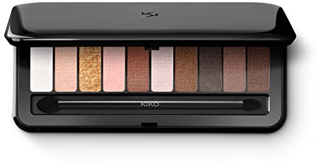 KIKO Milano Soft Nude Eyeshadow Palette 02 | Palette Con 10 Ombretti Multi Finish: Perlato, Mat E Metalizzato
