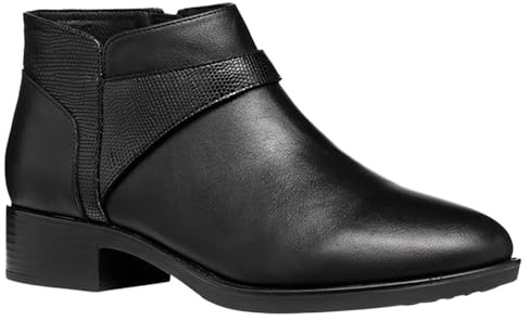 Geox Damen D Felicity B Stivaletti, Nero, 2 UK