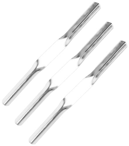 Herramienta de unión de ladrillos, 3 piezas de herramientas de albañilería, herramienta de acabado de mortero de 1/2 x 5/8 pulgadas, herramientas de albañilería de doble extremo, herramienta de