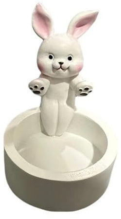 Conejo Portavelas, Conejo Tealight Candelabro Conejo Candelabro Portavelas Conejo Calienta Patas Dibujos Animados Portavelas Conejo Decorativo Pata