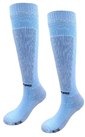 Fäktningsstrumpor, Skyddsstrumpor I Bomull för Fäktning, Skyddsutrustning, Unisex, för Värja och Sabel(Blue,S)