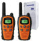 Walkie Talkie per adulti, radio a grande raggio, PMR, VOX, con vivavoce, 5 km, con torcia, LED di retroilluminazione