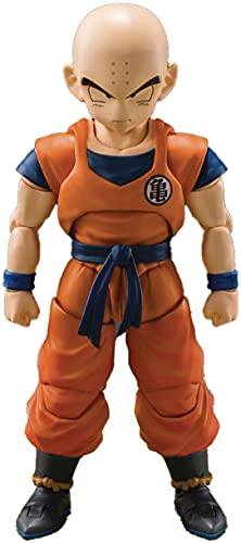 Tamashii Nations S.H.Figuarts - Krillin - Earth's Strongest Man - [Dragon Ball Z], Bandai Spirits S.H.Figuarts (BAS62100), Cranberry