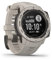Garmin [renewed] Instinct – wasserdichte Sport-Smartwatch mit Smartphone Benachrichtigungen und Sport-/Fitnessfunktionen mit GPS, 14 Tage Akkulaufzeit, Hellgrau [Generalüberholt]