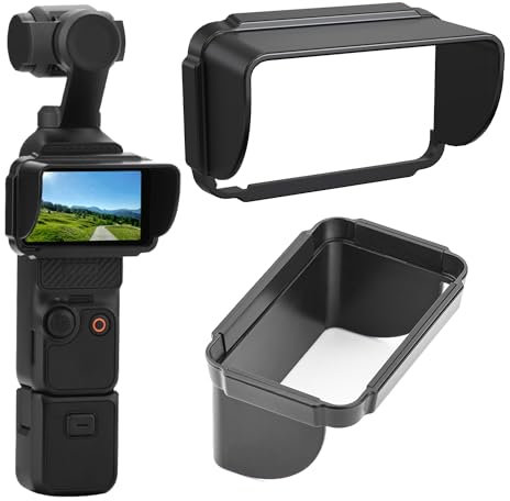 Parasole Per Schermo Compatibile con DJI Osmo Pocket 3, Copertura Sunshade Anti-Glare Handheld Gimbal Camera Accessori Scudo per DJI Osmo Pocket 3 (ABS)