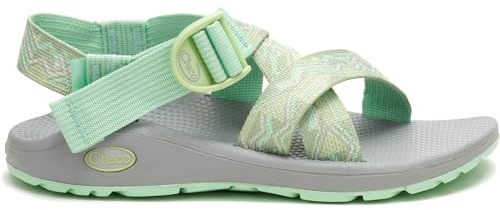 Chaco Women's Mega Z Cloud Sandal, Paddle Celadon, 6