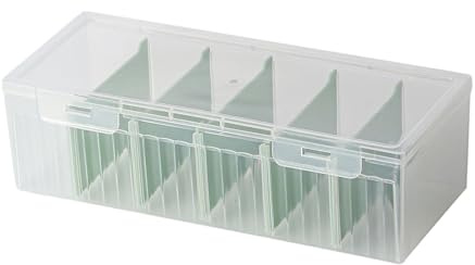 Generisch Scatola per biglietti di ricette – Custodia per appunti ABS di capacità, organizer per biglietti di auguri con protezione, per casa, ufficio, cucina, scuola e donne, verde, vedi